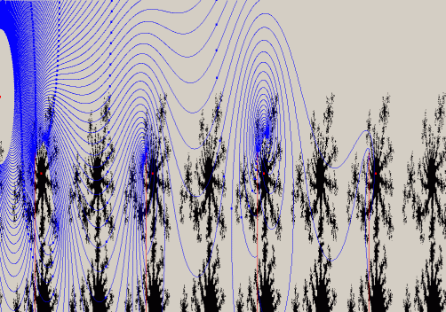 Continous iteration of fractal