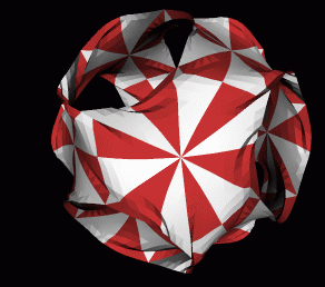 Crumpled version of (6,4) constant curvature