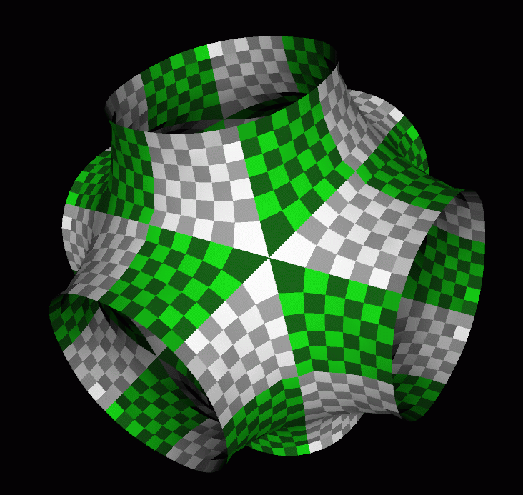 CirclePacking with orthogonally intersecting circles