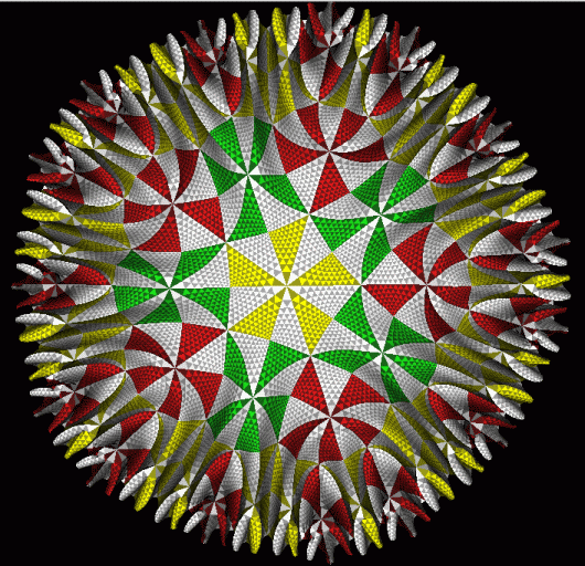 Embedding of hyperbolic plane