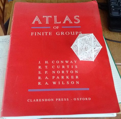 Atlas of FInite Groups with 3D print of Great Dodecahedron
