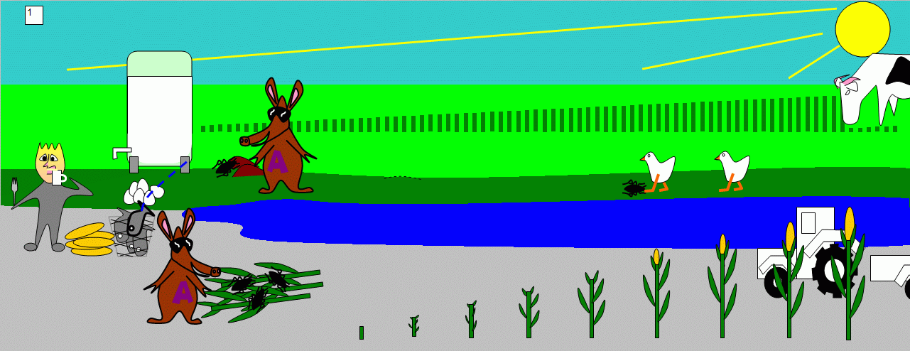 Animation of insects role in world food