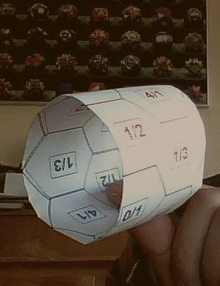 Torus with Farey sequence mod 6
