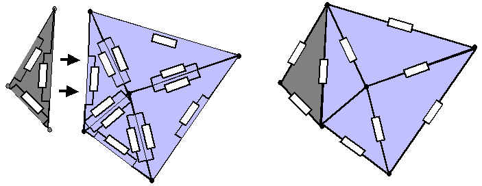 Triangulated circuit